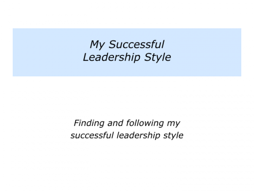 Slides L is for My Successful Leadership Style.001