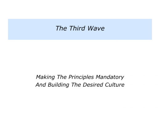Slides W is for the Three Waves Approach.007