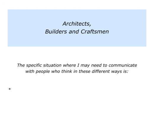 Slides communicating with architects, builders and craftsment.007