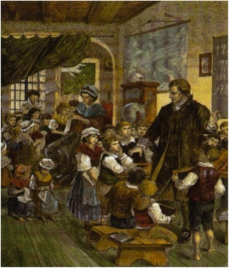 Heinrich with many children