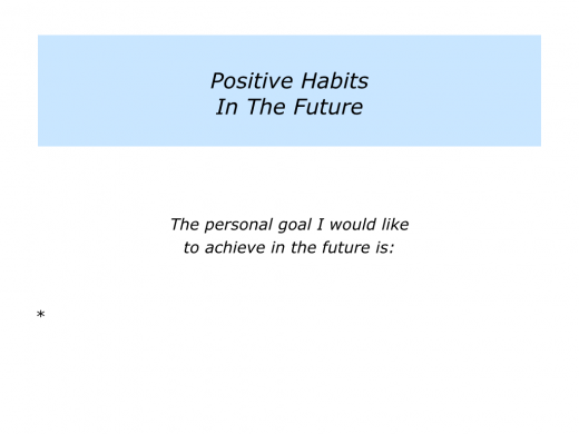 Slides positive habits.006