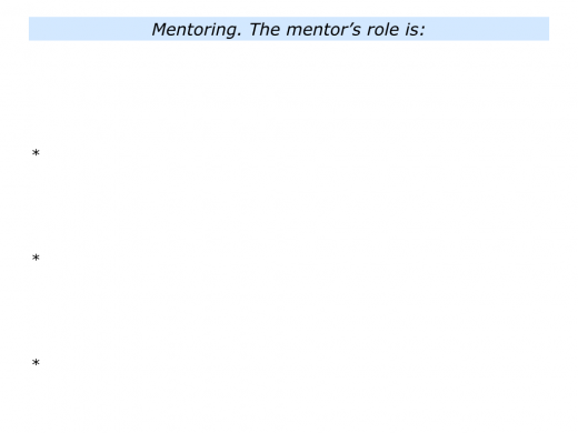 M is for Mentoring Programme In Your Organisation.008